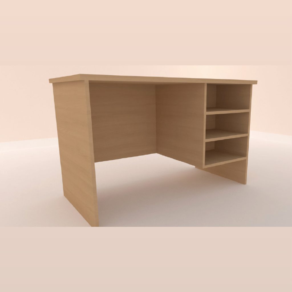 Table with open shelf1